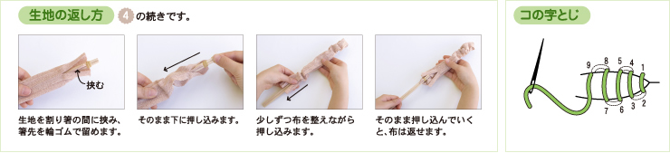 生地の返し方