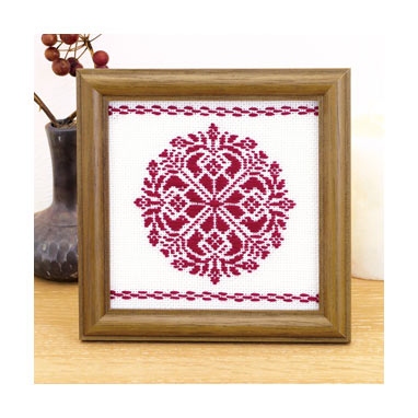 Frame with Kogin stitch