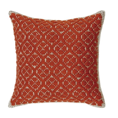 ピンクッション　四つ葉つなぎ　赤れんが