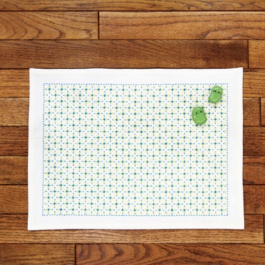 ランチョンマット(生成）雪の結晶