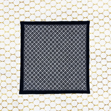 十字花刺し（藍）