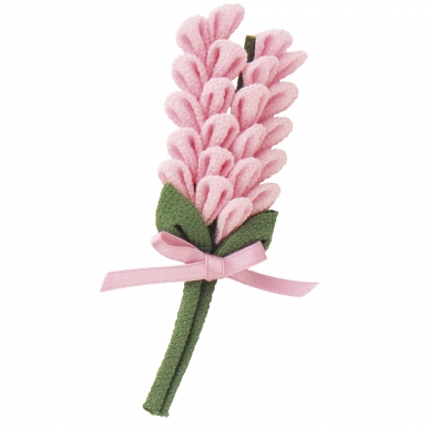 ラベンダーのブローチ