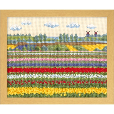 チューリップ畑(オランダ)