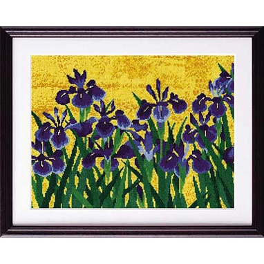 八橋図屏風より