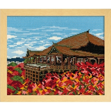 紅葉と清水寺