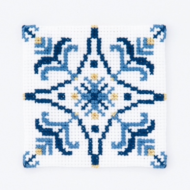 コースター　ラピスブルー