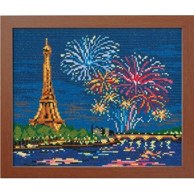 エッフェル塔と花火(フランス)