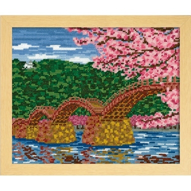 桜と錦帯橋