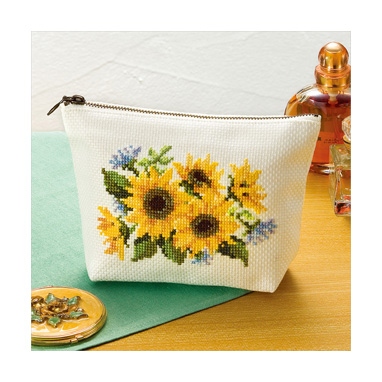 ポーチ　ヒマワリ