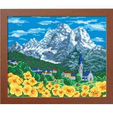 アルプスの山並み(スイス)