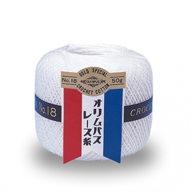 金票18番レース糸 50g