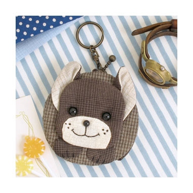 キーリング付きコインケース・フレンチブル