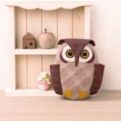 フクロウのポーチ