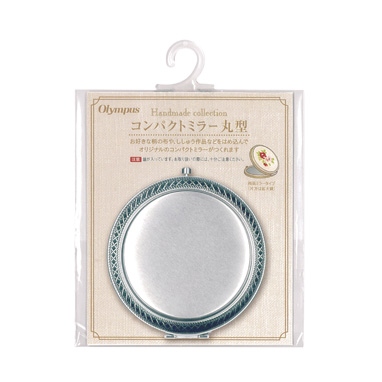 round compact mirror (sliver)