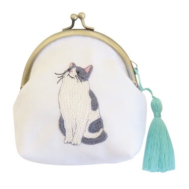 がまぐちポーチおねだりニャンコ