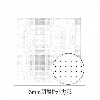 Sarashi-Momen with guided patterns  (For Hitome-zashi)