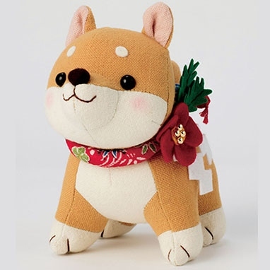 福招き犬(茶柴)