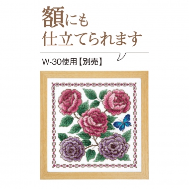 A small story in a bloomed garden （Embroidery kit dersigned by Megumi Onoe）