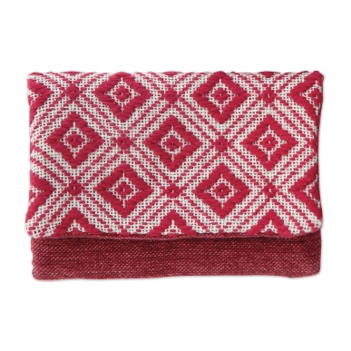 カード入れ　真紅色