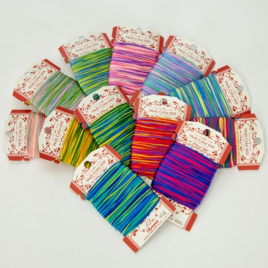 NO.25 Embroidery Thread-Multi Color Mix--