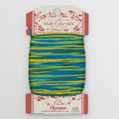 25番刺しゅう糸　マルチカラーミックス