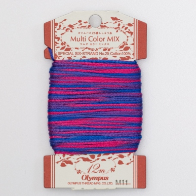25番刺しゅう糸　マルチカラーミックス