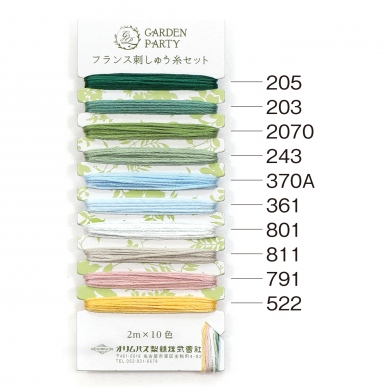 Embroidery Thread Set  (Card type)
