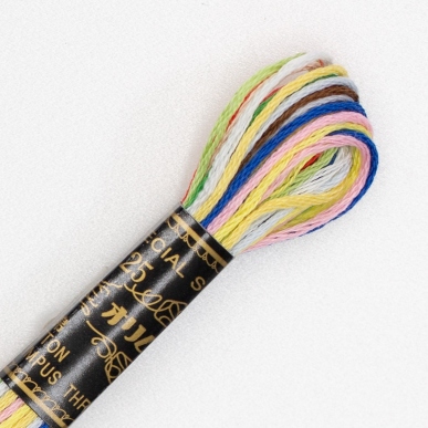 NO.25 Embroidery Thread 12Colorful