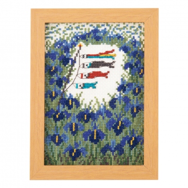 5月 菖蒲とこいのぼり