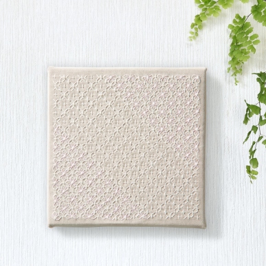 Flower cross 十字花刺し