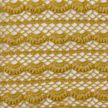 パプコーン編みが立体的