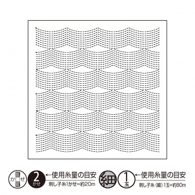 HANAHANAページ Hana-Fukin（Sashiko Textile lab）, Sashiko, Products