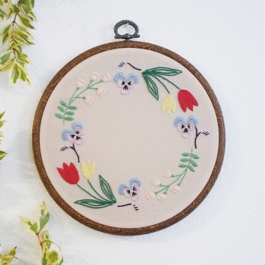 チューリップのリース