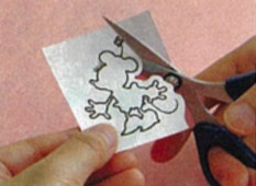 フロッキーワッペンの貼りつけ方 1